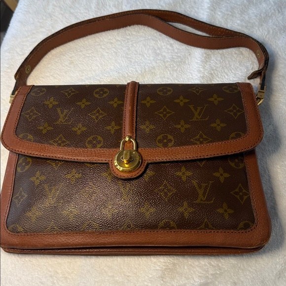 Louis Vuitton Handbags - Louis Vuitton Dark Brown 1970s Monogram Sac Vendome Shoulder Bag